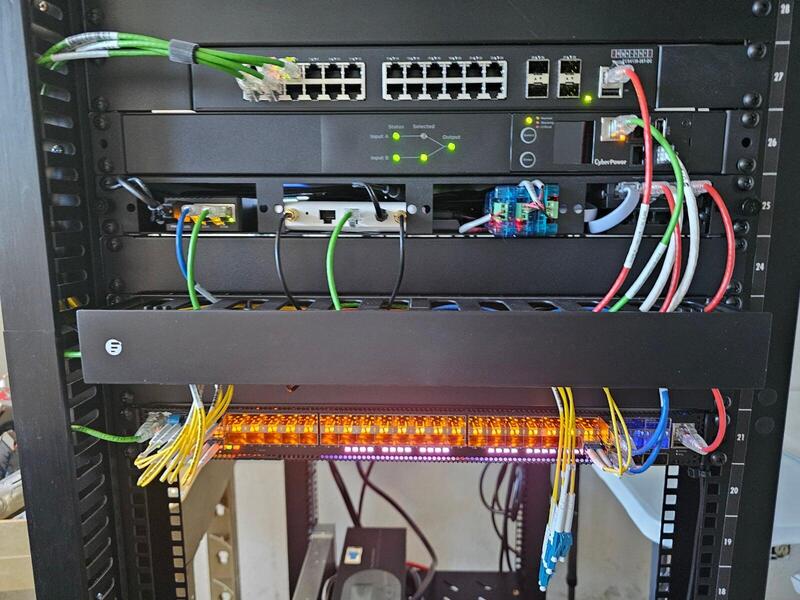 image of a fiber rack